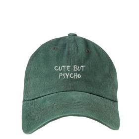 Cute But Psycho Yıkamalı Şapka